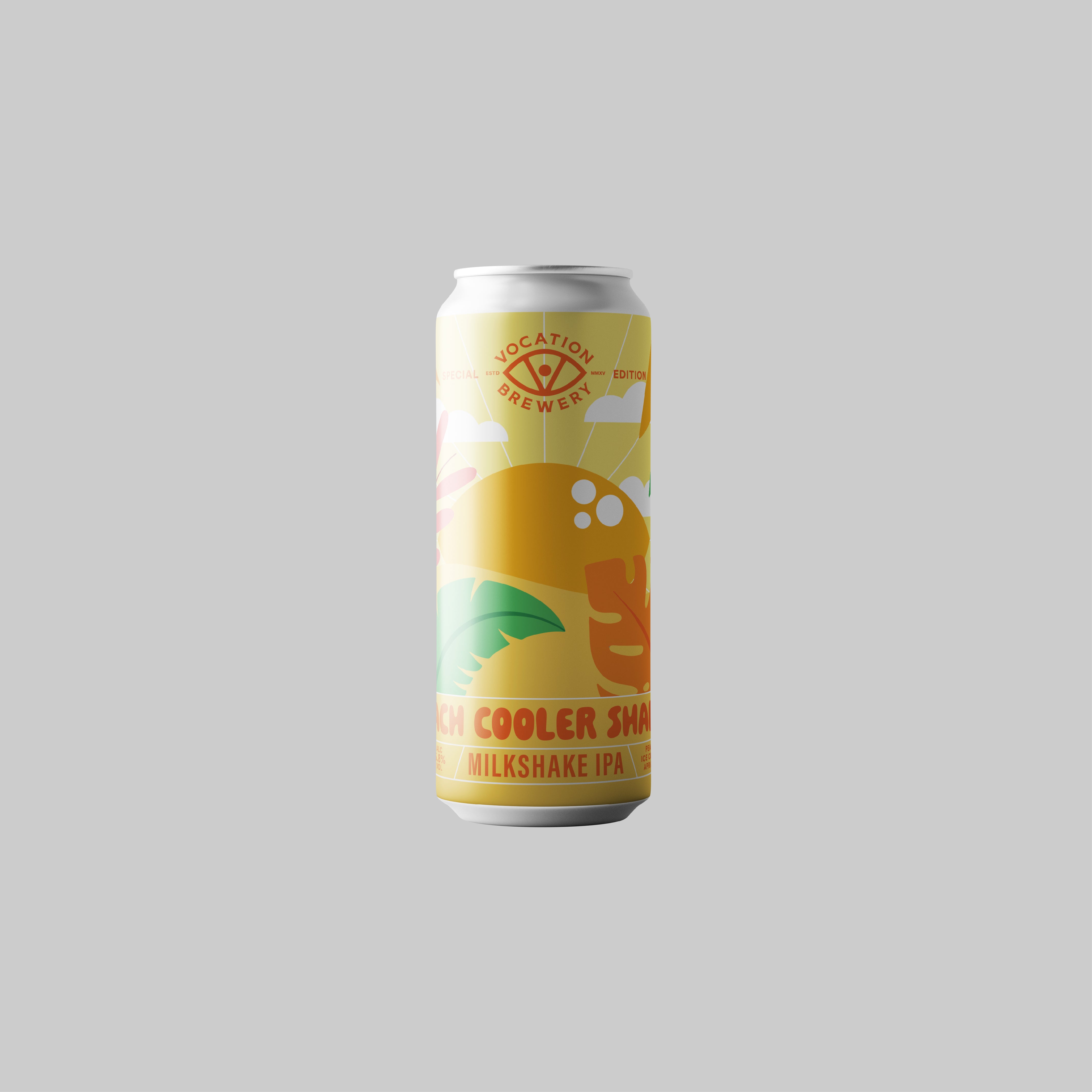 Vocation Peach Cooler Shaker Milkshake IPA 440ml 6.8% - Time2Drink